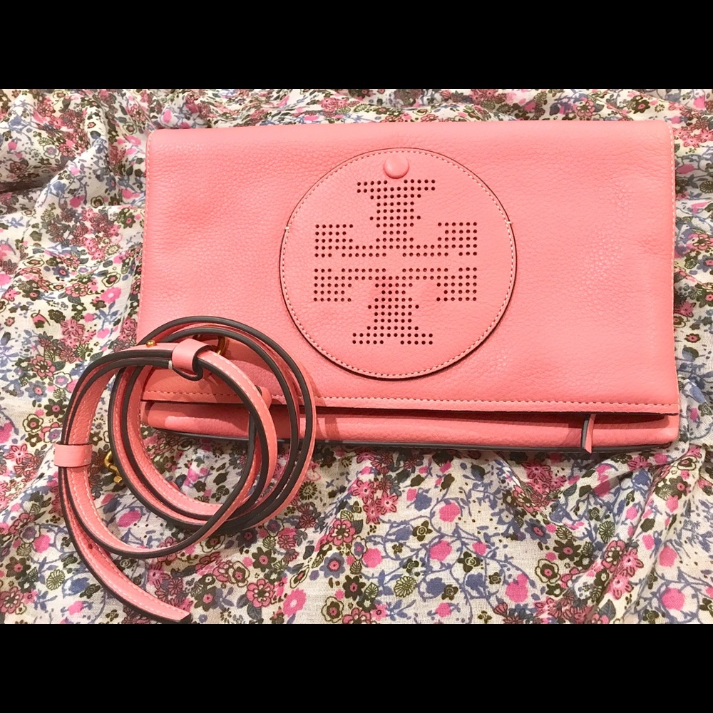 Tory Burch Logo Clutch/Crossbody
